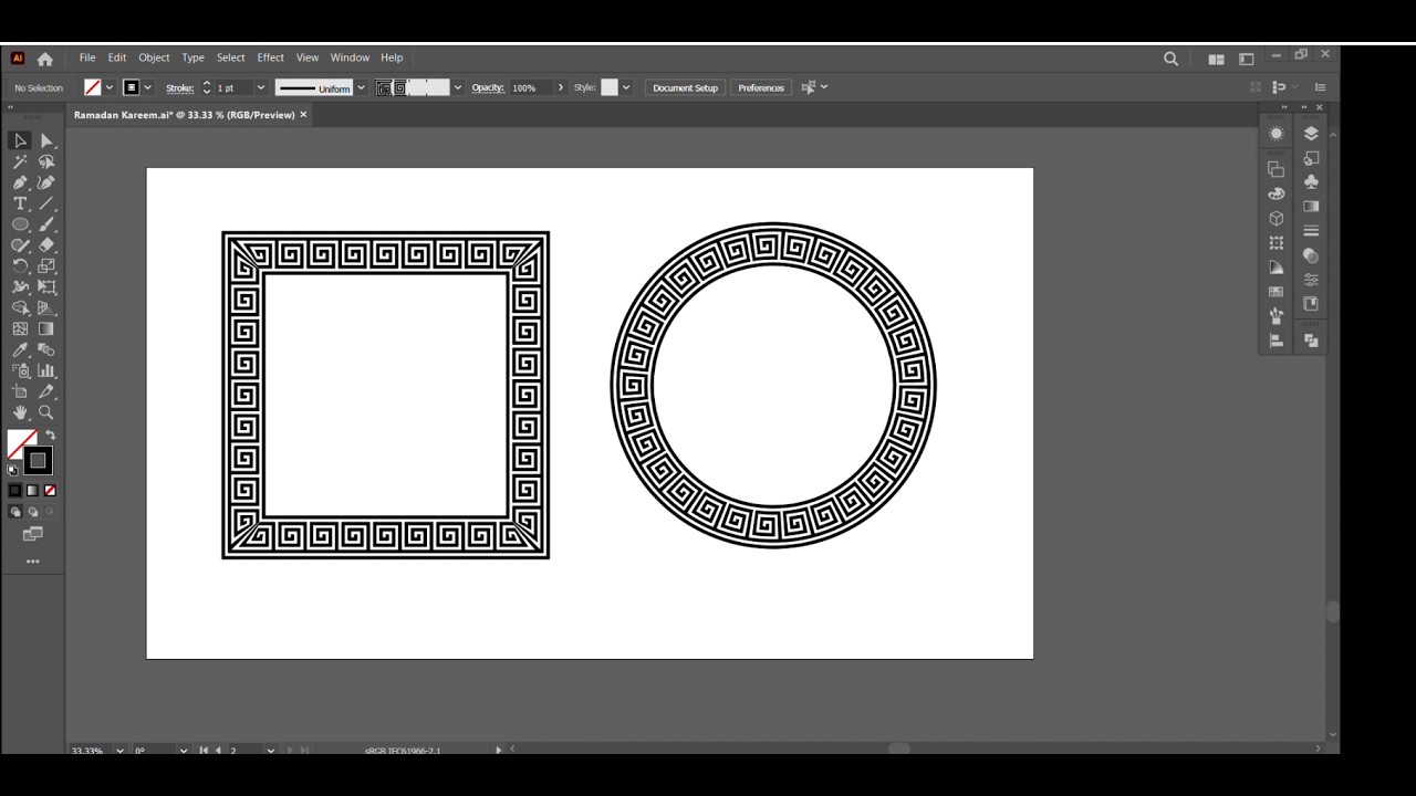 Pattern Brush in Adobe Illustrator | Repeat Any Shape Along a Path — Easy Tutorial 2026