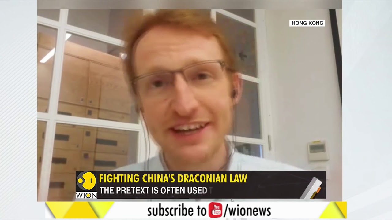 Tom Grundy on WION TV, 1.7.20:  China's new security law for Hong Kong