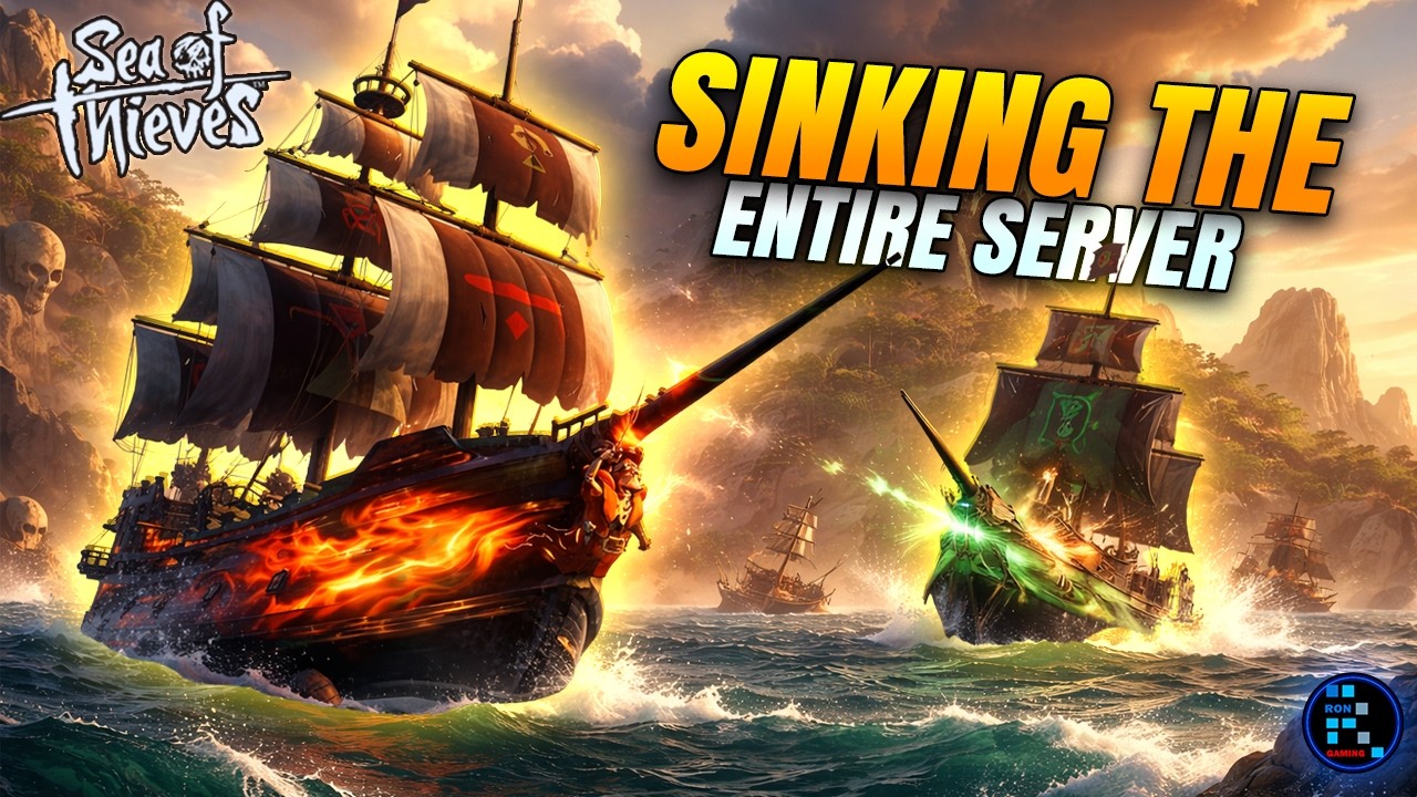 Sea Of Thieves || Ron & Crew Destroys Everyone In The Sea