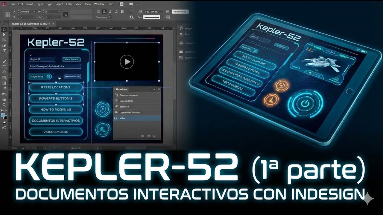 Documentos interactivos online con InDesign: Kepler52