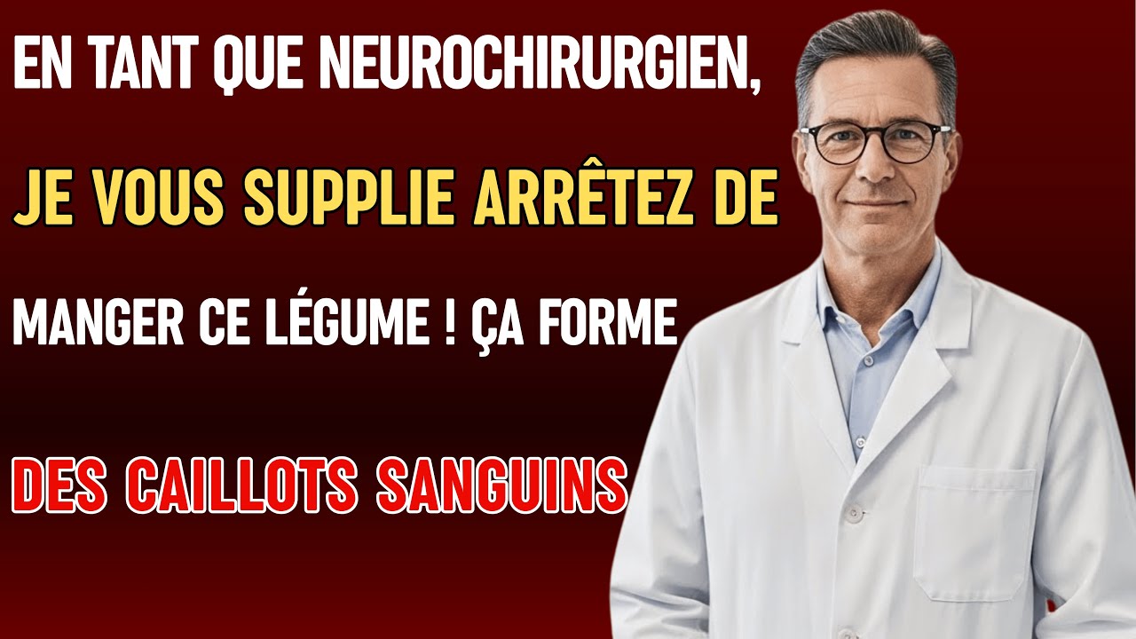 En tant que NEUROCHIRURGIEN, je suis CHOQUÉ : CE Légume Augmente le Risque d'AVC en Une Nuit | Co...