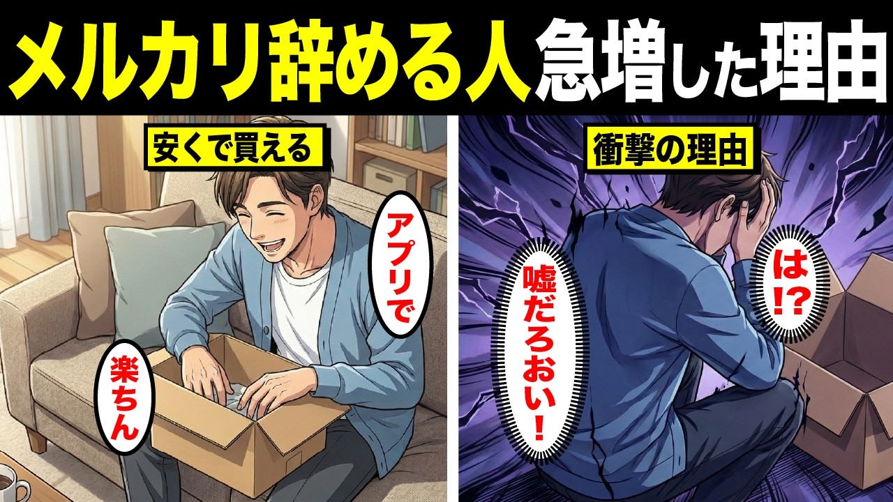 メルカリの利用を避ける人が増加しているのはなぜか？