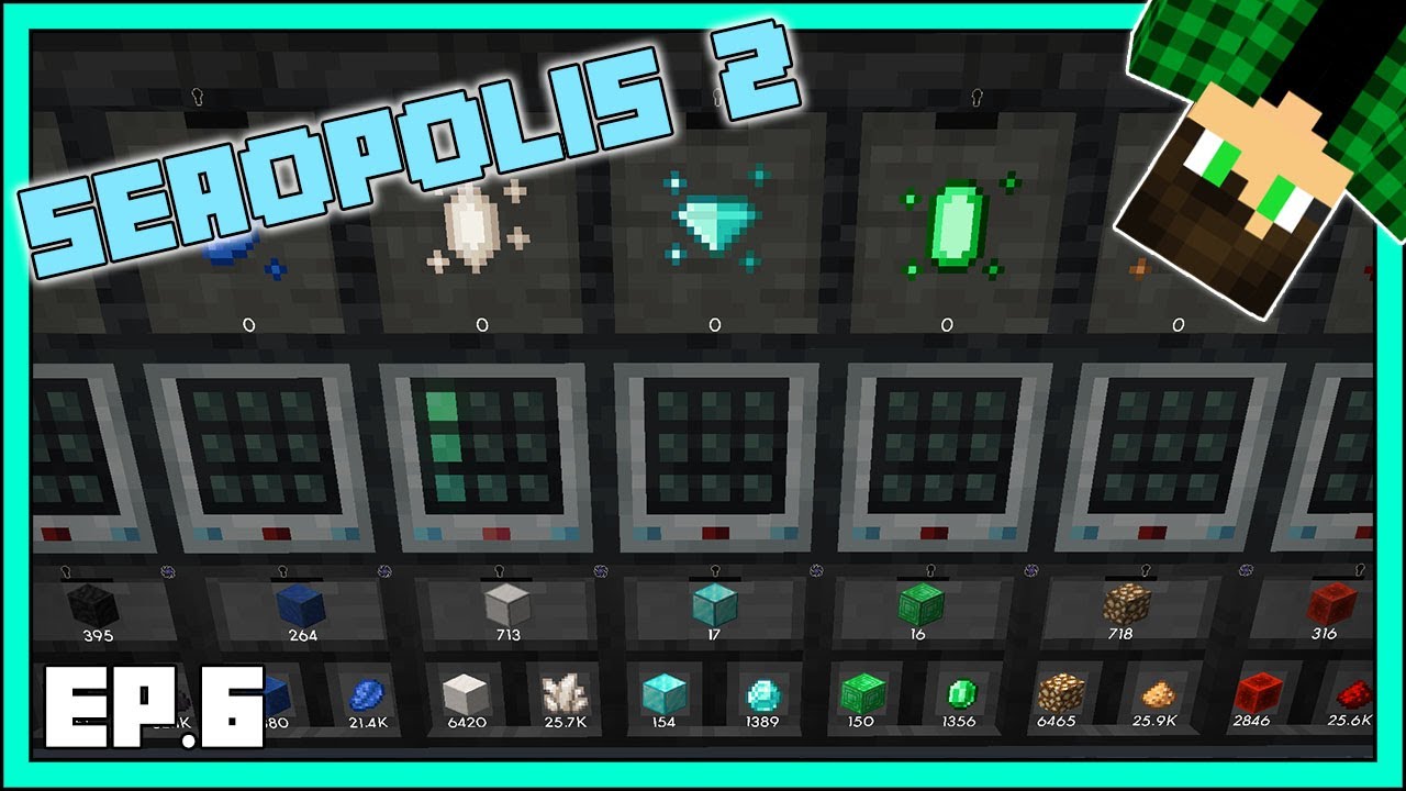 Minecraft Seaopolis 2 - EP6 - Mystical Agriculture Resource Production