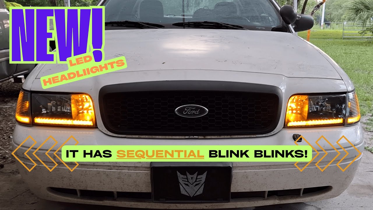 НОВИНКА! Взгляните на Crown Vic! Сборка светодиодной фары: подробная установка.