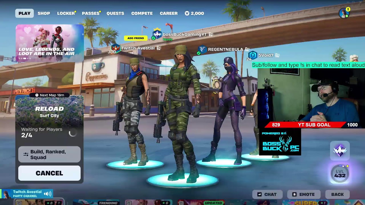 🔴😎🦌 UNC IS LIVE! FORTNITE RANKED RELOADED #fortnite