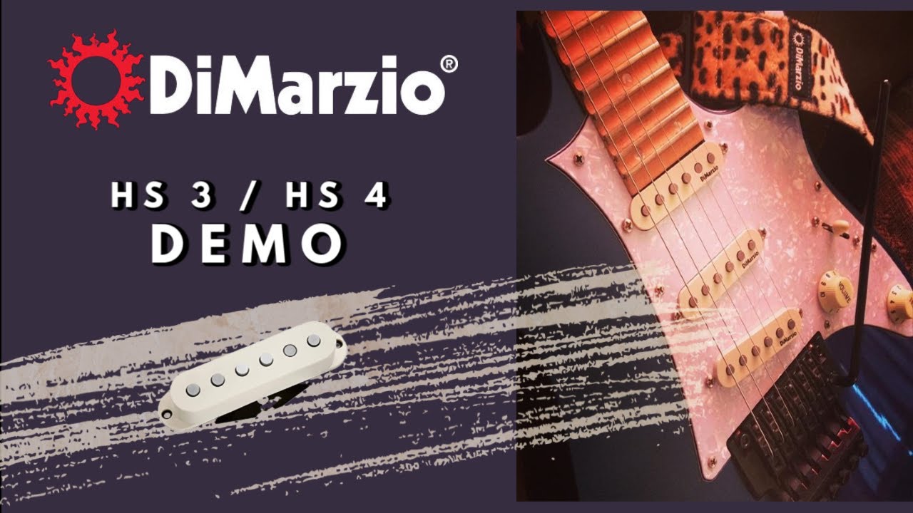 DIMARZIO HS3/HS4 BLUES-ISH DEMO