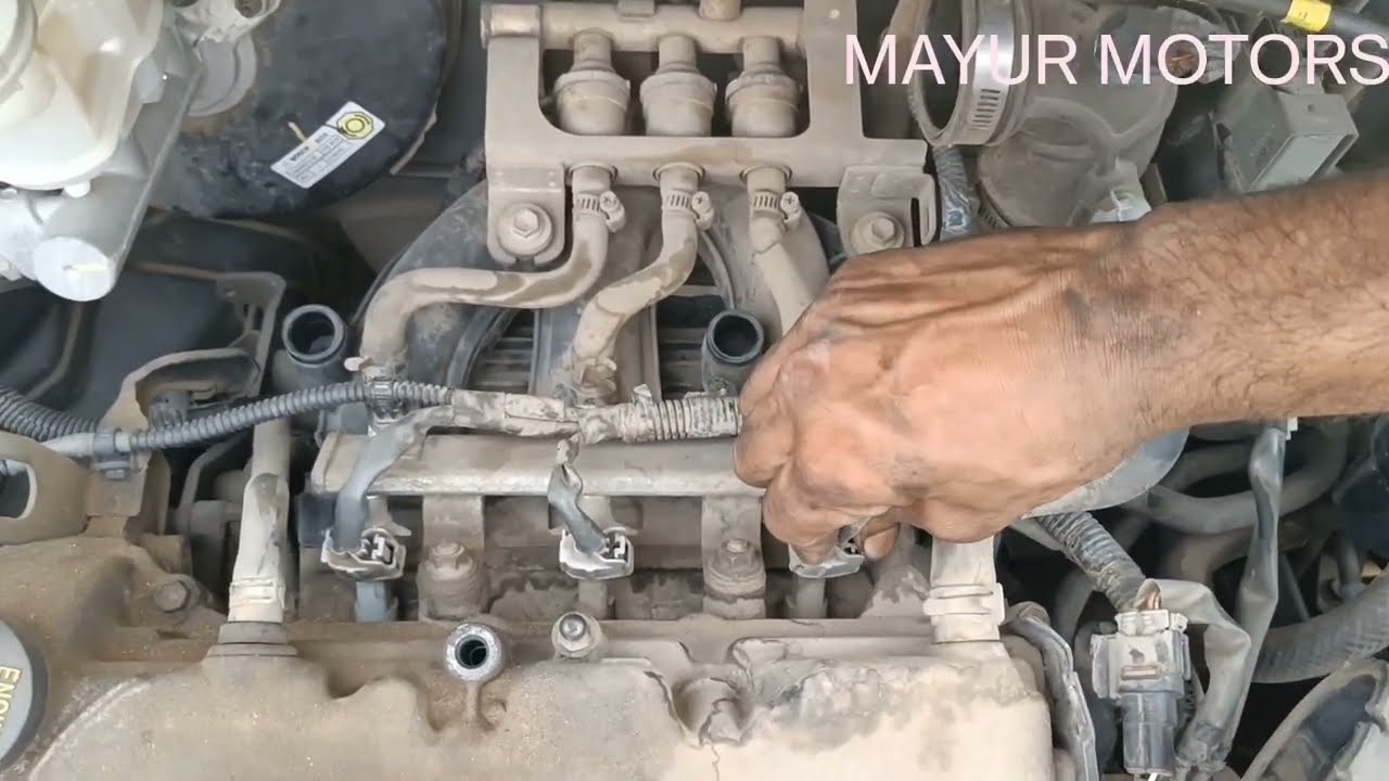 injector cleaning wagon R#engine vibration#wagon r CNG petrol pick up problem#injector problem