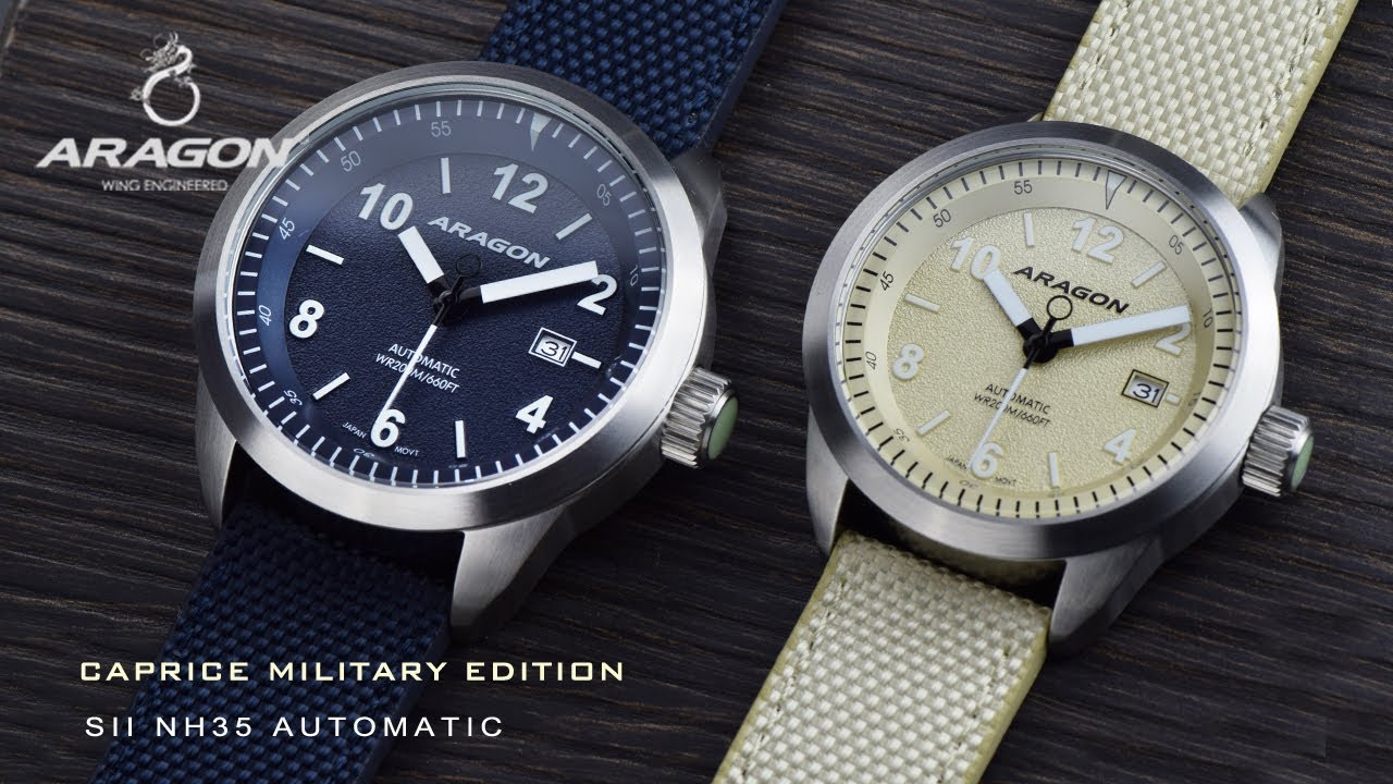 ARAGON® Caprice Military Edition NH35 Automatic