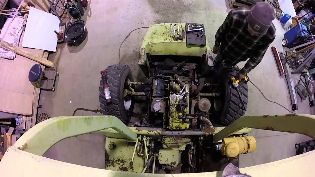 Clark IT-40 Forklift Engine Replacement Part 1 of 9