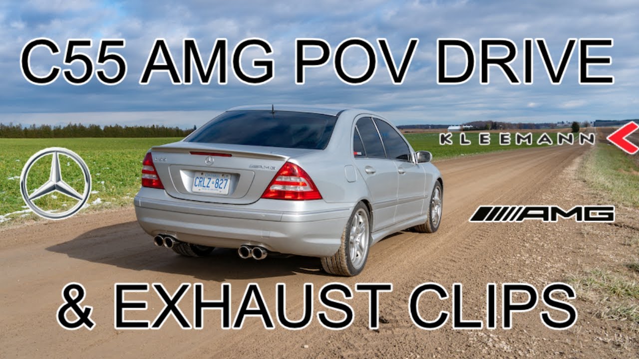 C55 AMG Straight Pipe Kleemann Headers and Valved Mufflers (POV Drive)