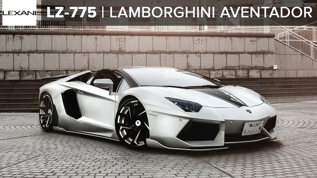 LIBERTY WALK LAMBORGHINI AVENTADOR ON LEXANI WHEELS