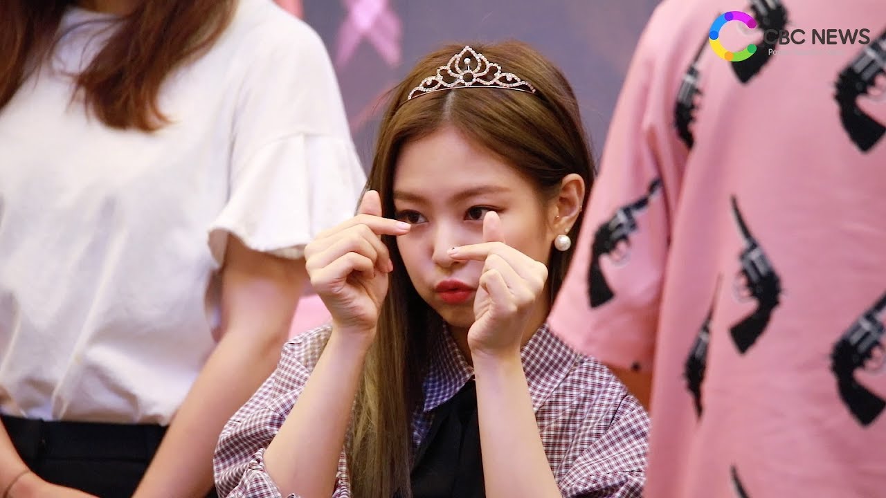 [스타ting] 블랙핑크(Black Pink) 제니(JENNIE) 첫 팬사인회 영상