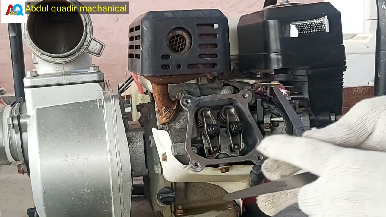 Honda Gx160 valve adjusting हूनडा जीएकस 160टाइपीट सेटीनग