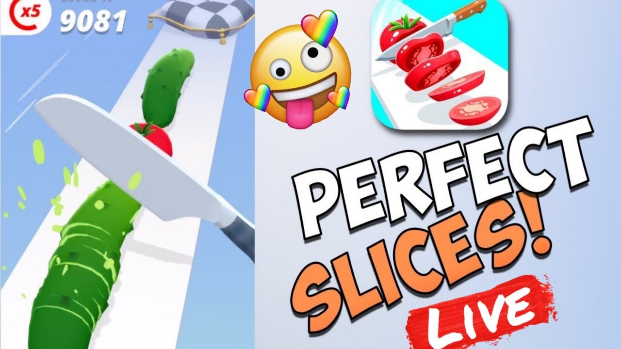 perfect Slices game 🎮 viral game 🎯#shortlive #live #gaming #Viral