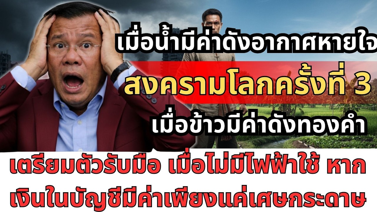 เมื่อเงินไร้ค่า ข้าวแพงกว่าทอง! คู่มือเอาตัวรอดในสงครามโลกครั้งที่ 3 ที่ไม่มีใครสอน