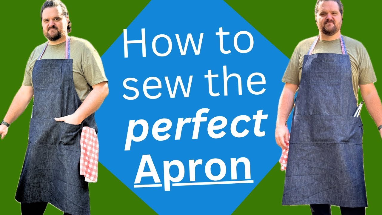 How to make the BEST APRON ever!! FREE PATTERN!!