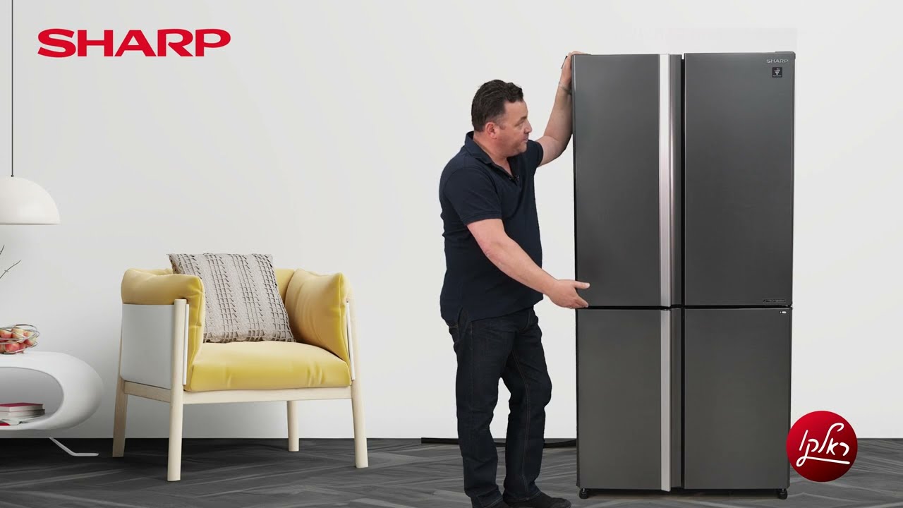 סקירה מקרר 4 דלתות 9160 SHARP