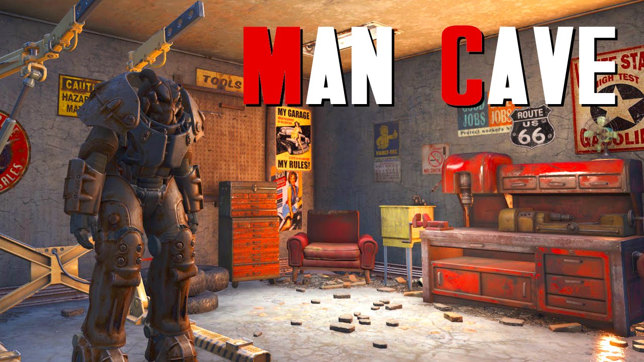 Fallout 4 Settlement Build: Man Cave
