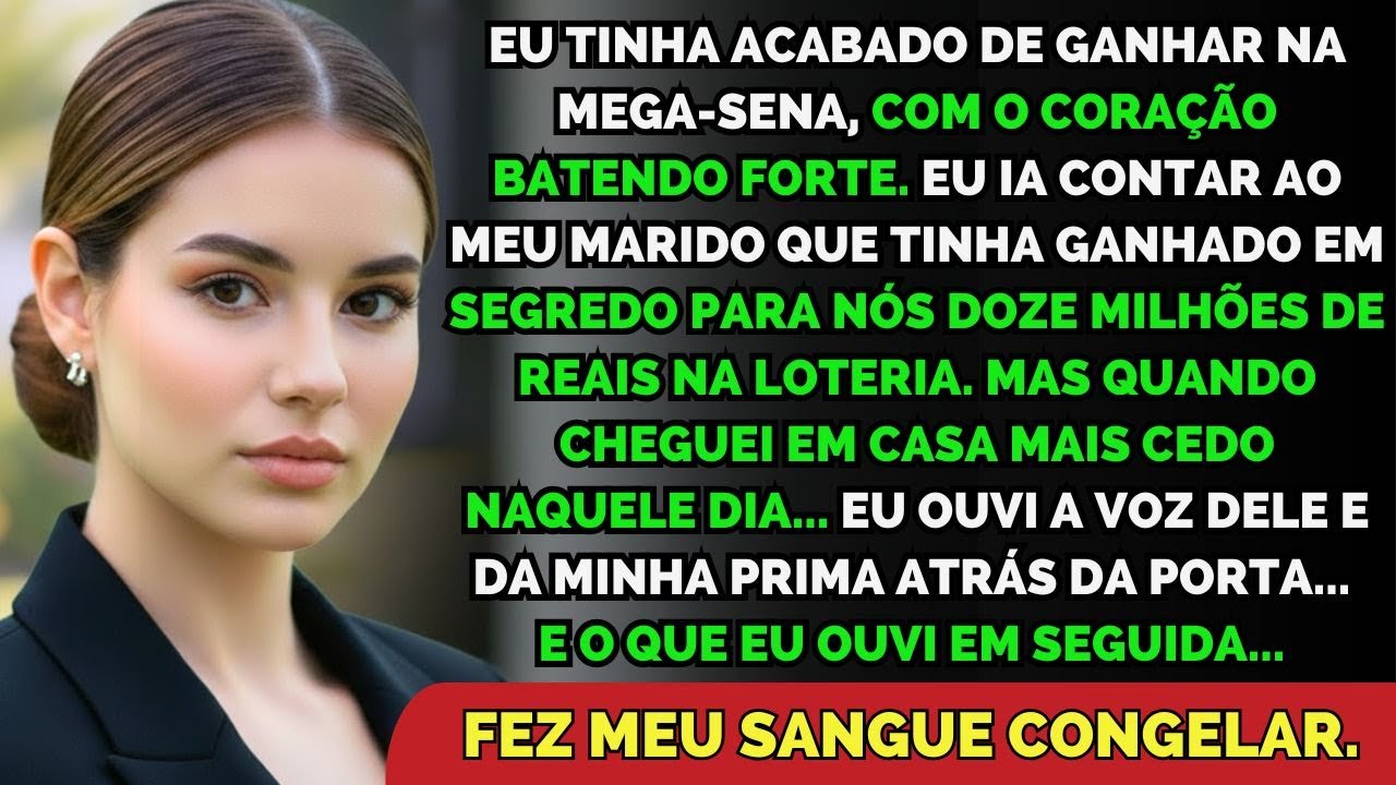 Ganhei Doze Milhões Na Mega-Sena Em Segredo — E Ouvi Meu Marido Planejando Me Roubar.