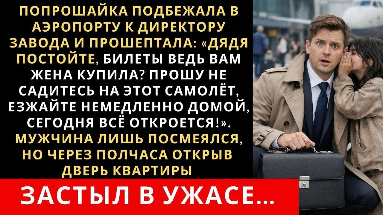 Миллионер спешил на самолёт но тут его резко остановили и сказали то что изменило его жизнь нав