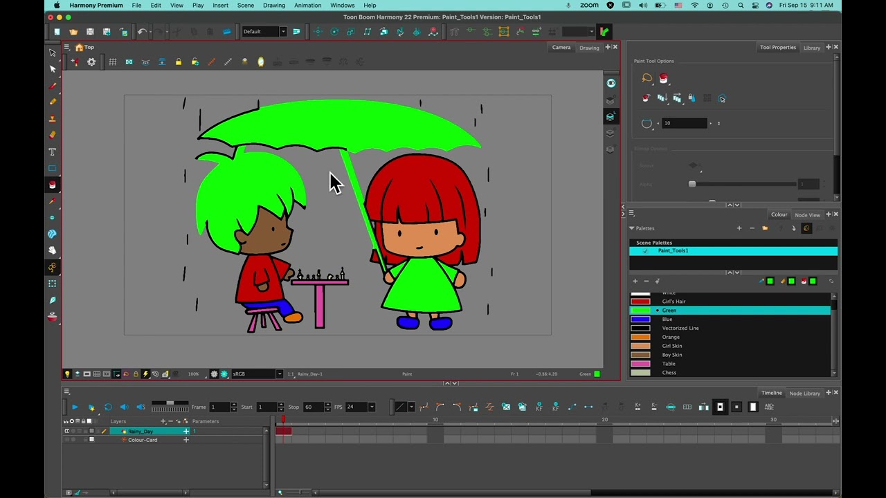 Toon Boom Harmony: Unpaint, Repaint, & Paint Unpainted