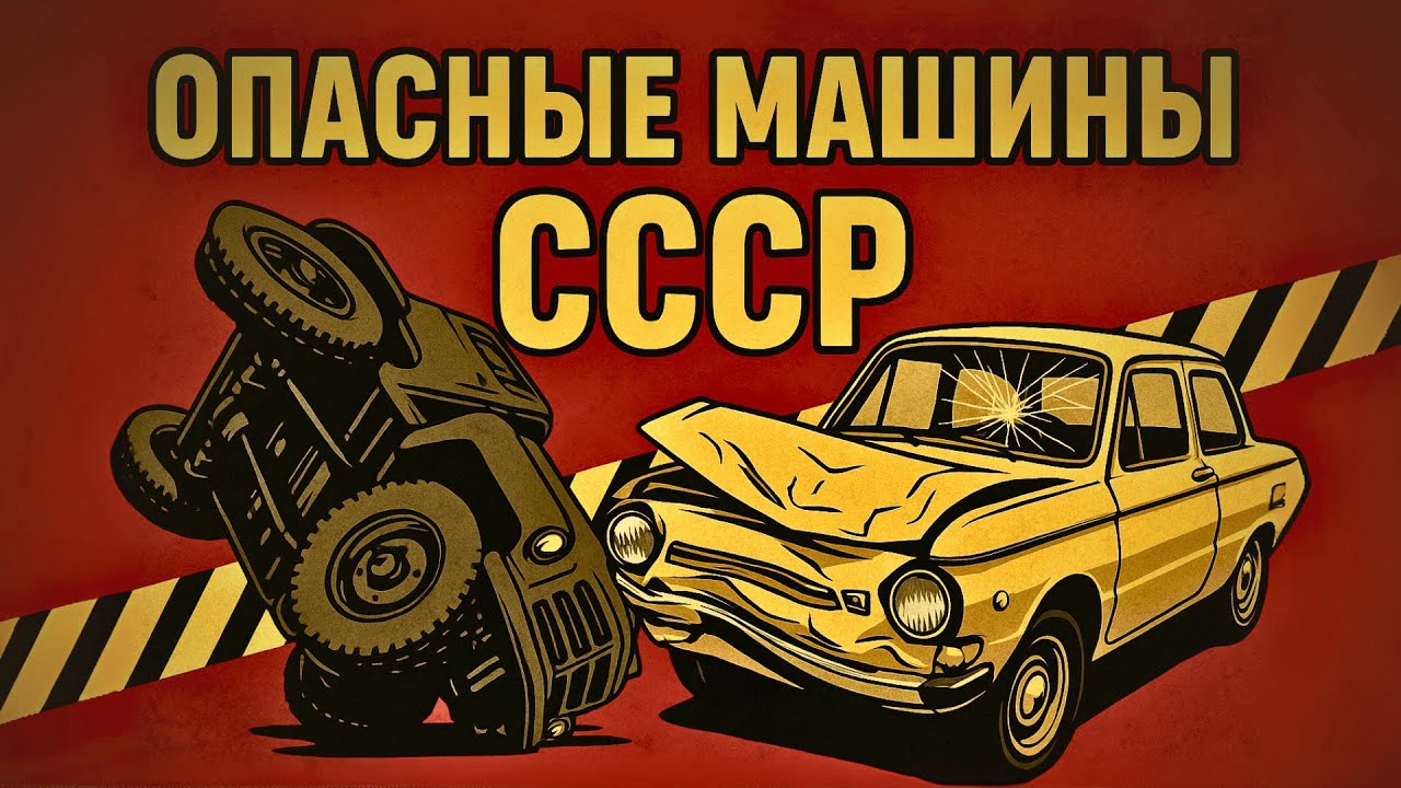 САМЫЕ ОПАСНЫЕ автомобили СССР на них лучше НЕ попадать в ДТП