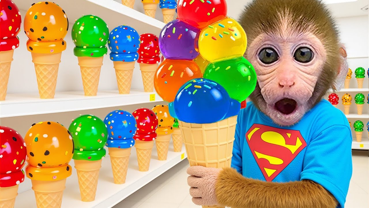 Малышка Обезьянка Bonbon Убирается В Доме И Наслаждается Своей Любимой Музыкой 🎶🧹🐒