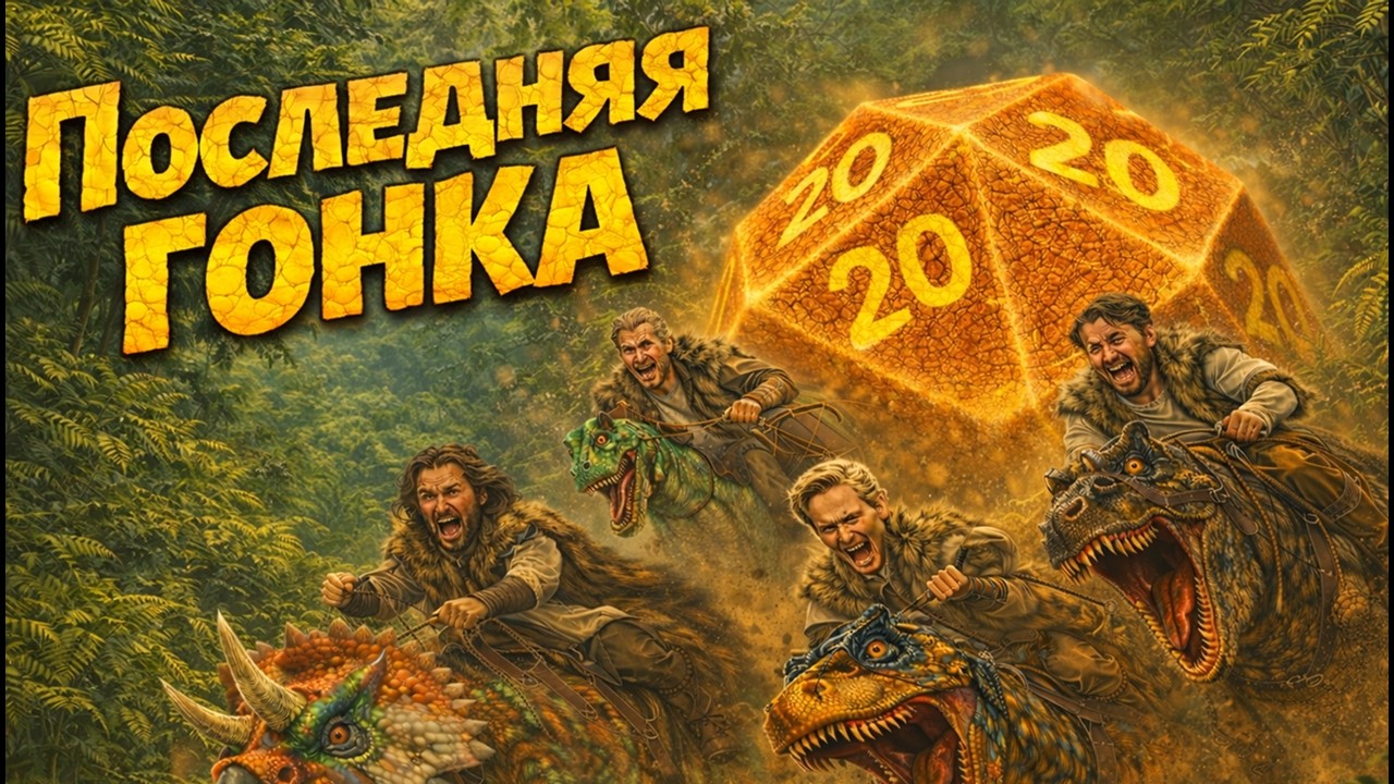 Мы пожалели, что согласились на эту гонку. Динозавры, D&D и тотальный хаос. Ваншот с подписчиками!