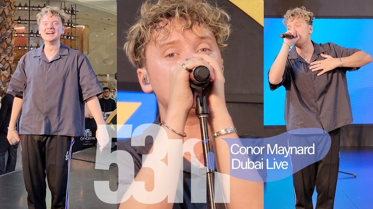 [ENG] Show : Conor Maynard Full Amazing 4k Live Show at MCC #Dubai | #iexperience
