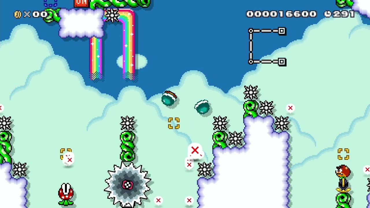 ★⌒∵Cloud Eleven [Kaizo Lite]∵⌒★ by ¥Chɛrry★™ [Cherry TM] 🍄Super Mario Maker 2 ✹No Commentary #dhv