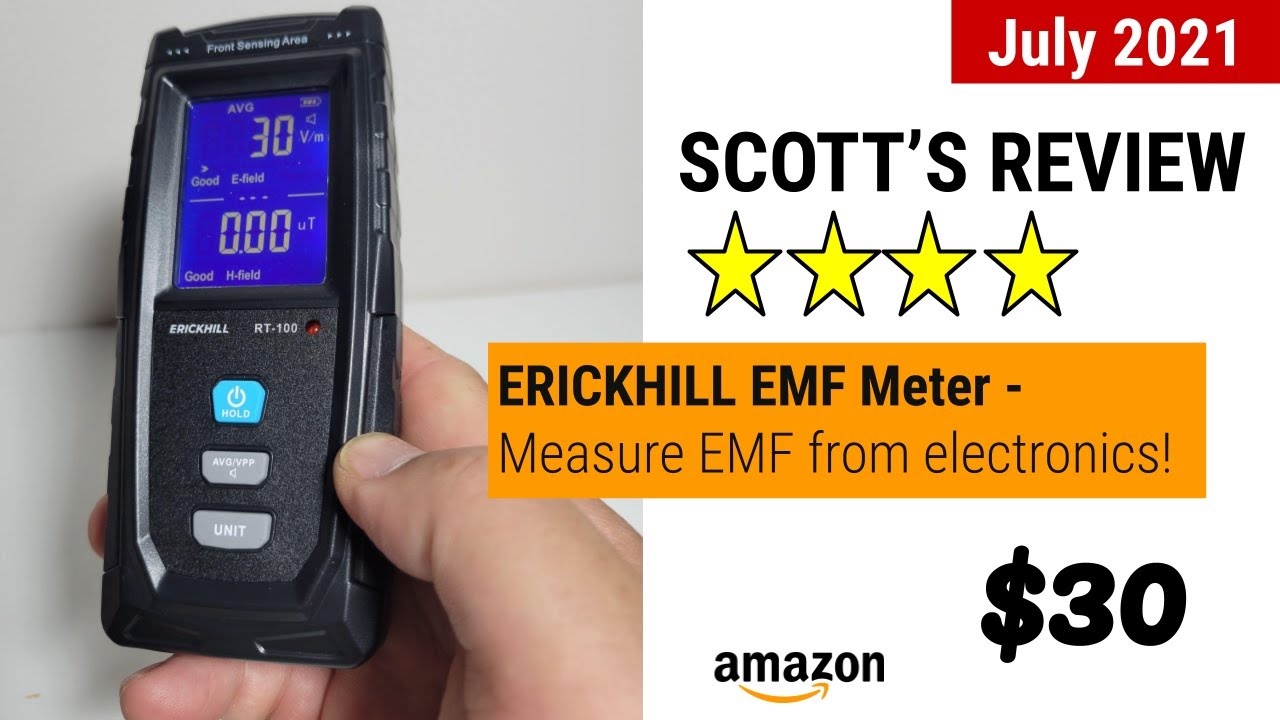 Part 1 of 2 Review of ERICKHILL Electromagnetic Field Radiation Detector EMF Detector