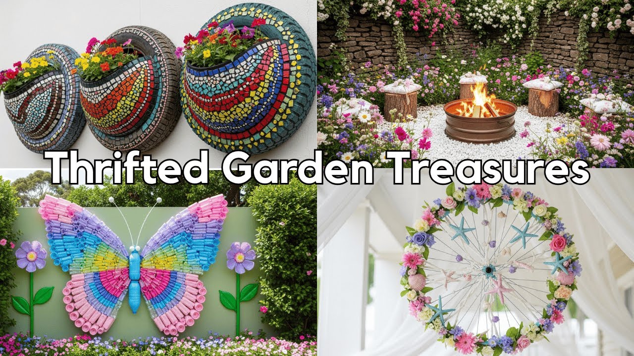 Repurpose with Purpose: 30+ Clever Hacks to Decorate Your Outdoor Space ♻️🏡