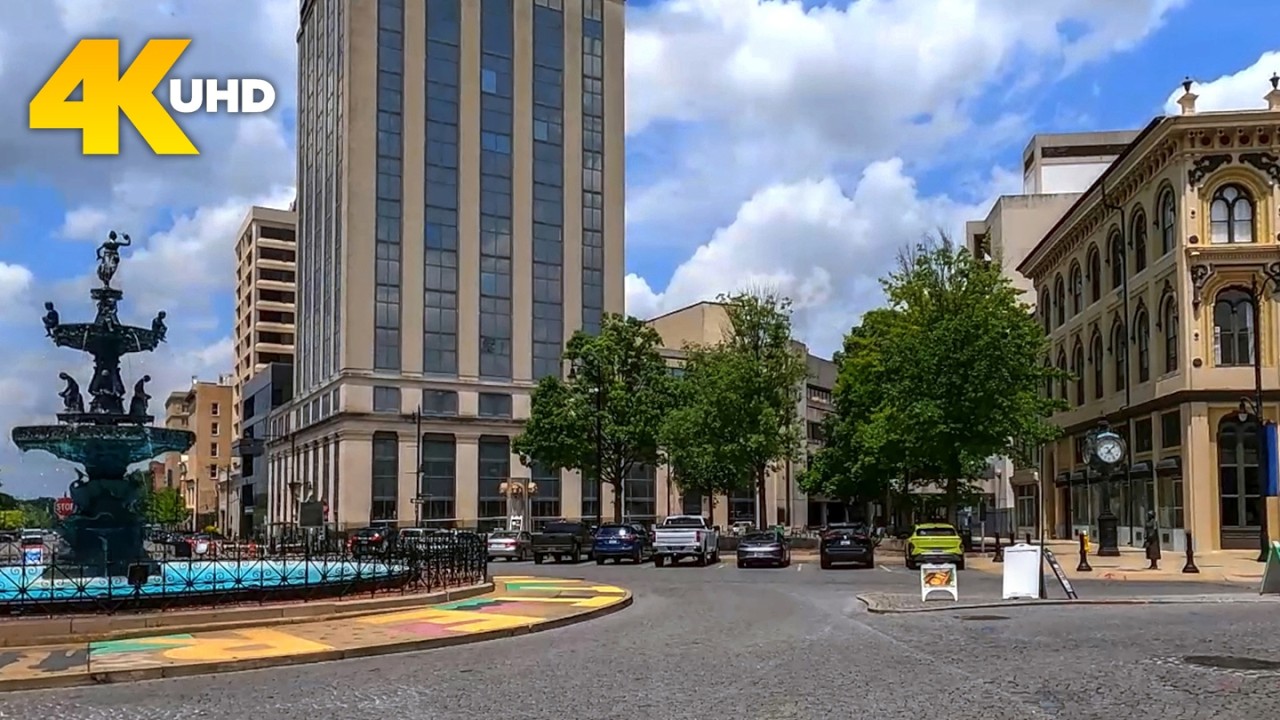 Montgomery Alabama Driving Tour 4K | Explore Alabama's Capital City Streets