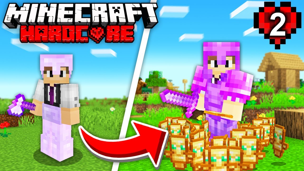 I Made it IMPOSSIBLE TO DIE in Minecraft Hardcore