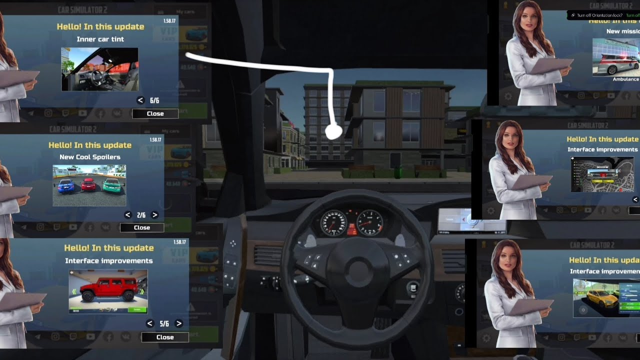 Welcome to a new update in the car simulator 2 game 