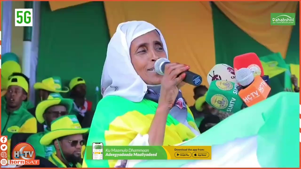 Taageerayaasha Xisbiga Kulmiye Ayaa Si Balaadhan Is Kugu Soo Baxay Degmada Sheekh