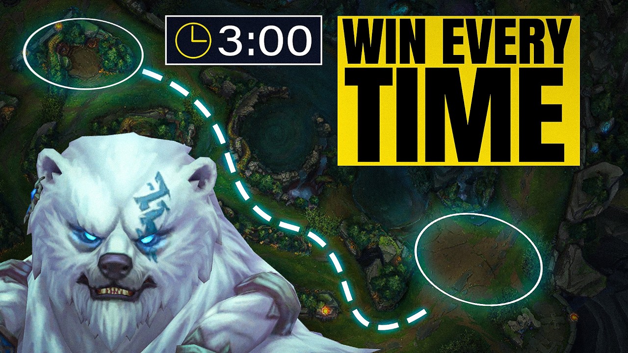 The Rank 1 Volibear Pathing That Wins Jungle and Bot Lane in 3 Minutes (S16)