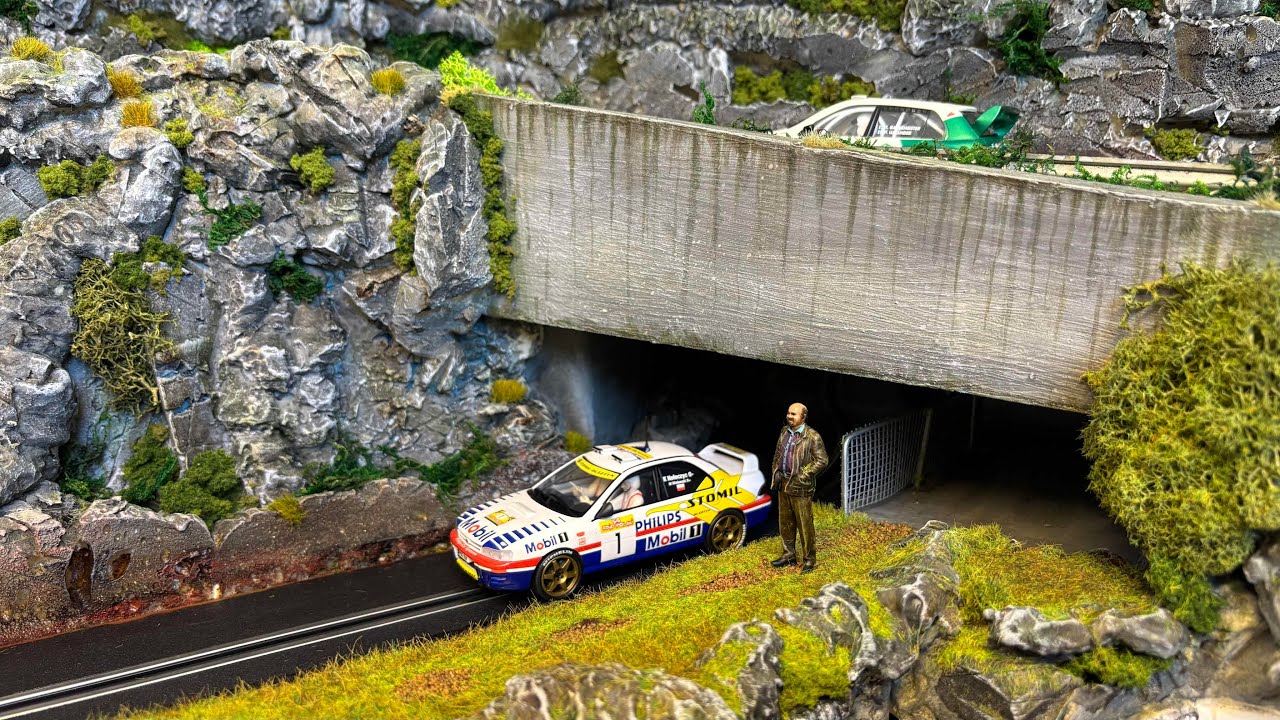 RALLY SLOT CAR TRACK BUILD PART 2