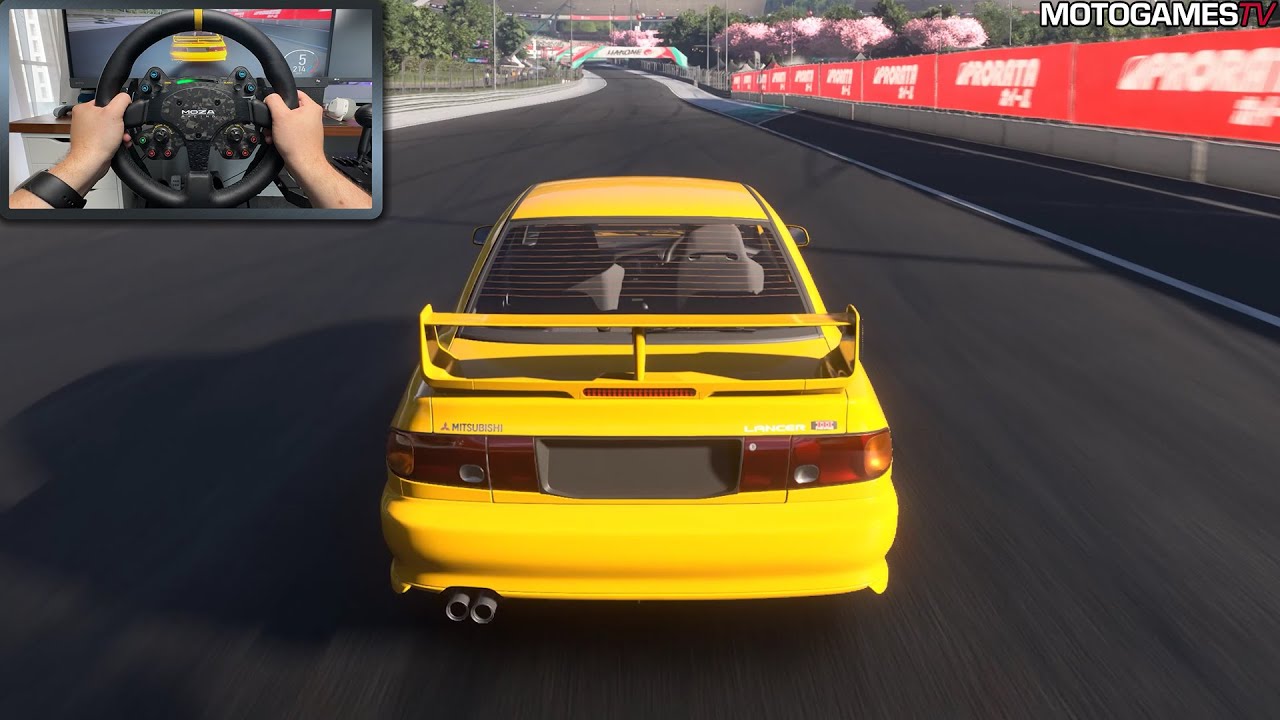 Forza Motorsport (2023) - 1995 Mitsubishi Lancer Evolution III GSR | Moza DD R9 Gameplay
