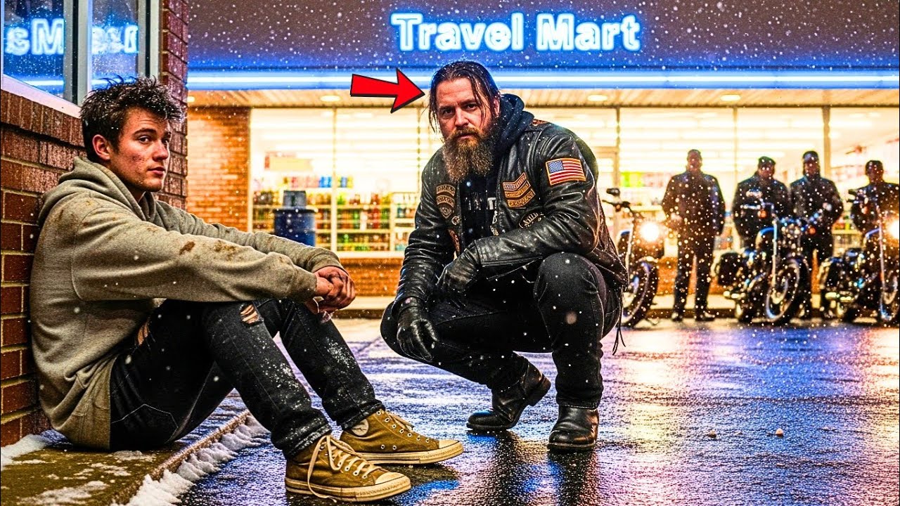 Biker Found a Boy Frozen Behind a Dumpster—What 180 Hells Angels Did to His Uncle...