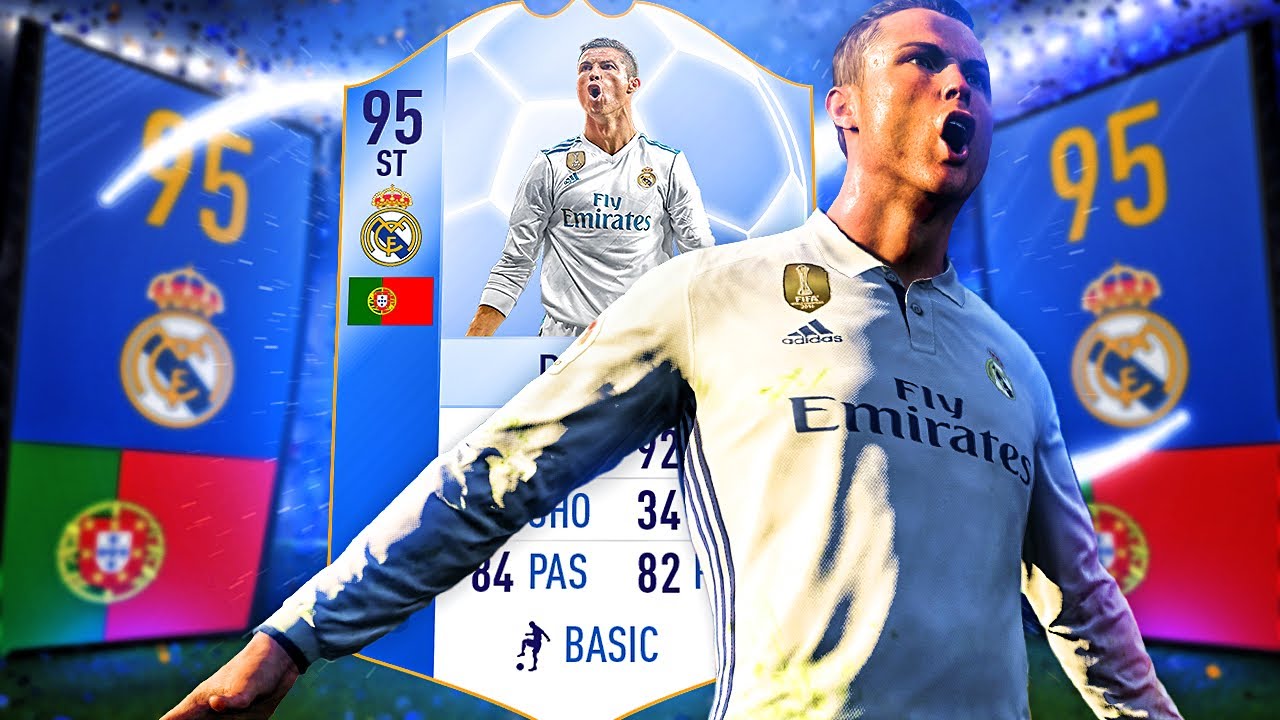 95 ST RONALDO IN A PACK!!