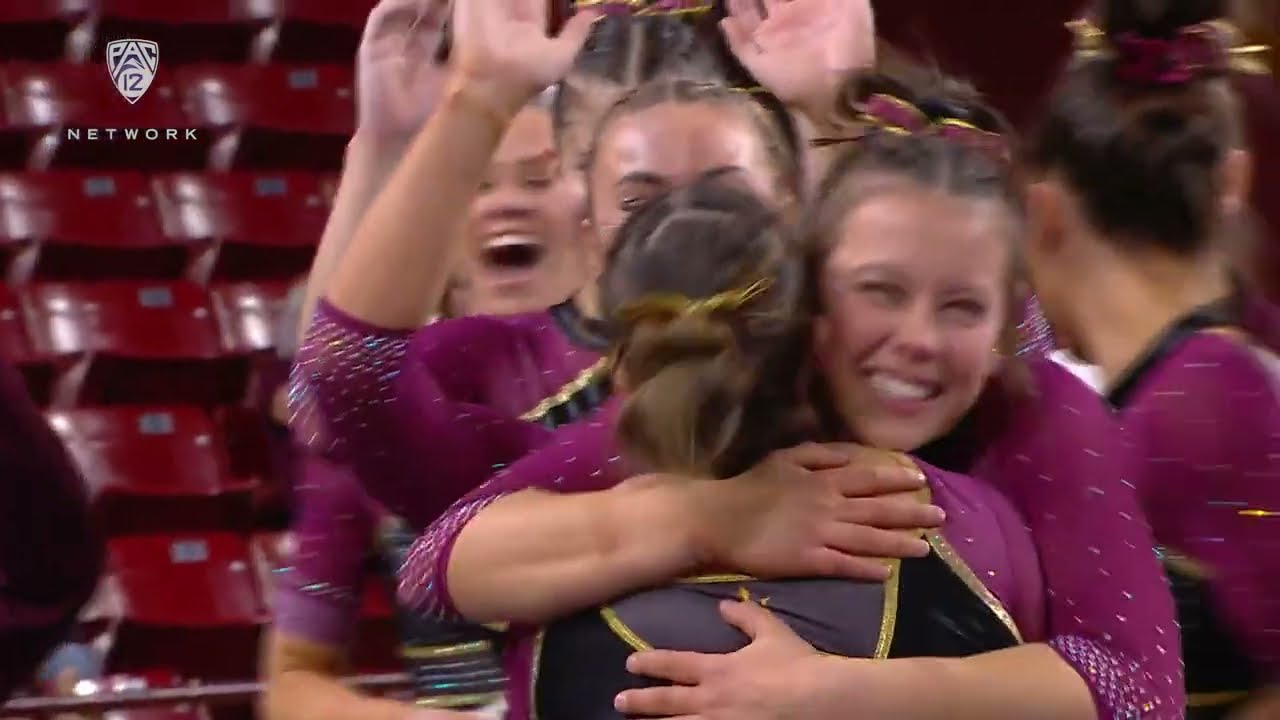 Arizona State’s Skye Harper nails 9.9 beam routine vs. Arizona