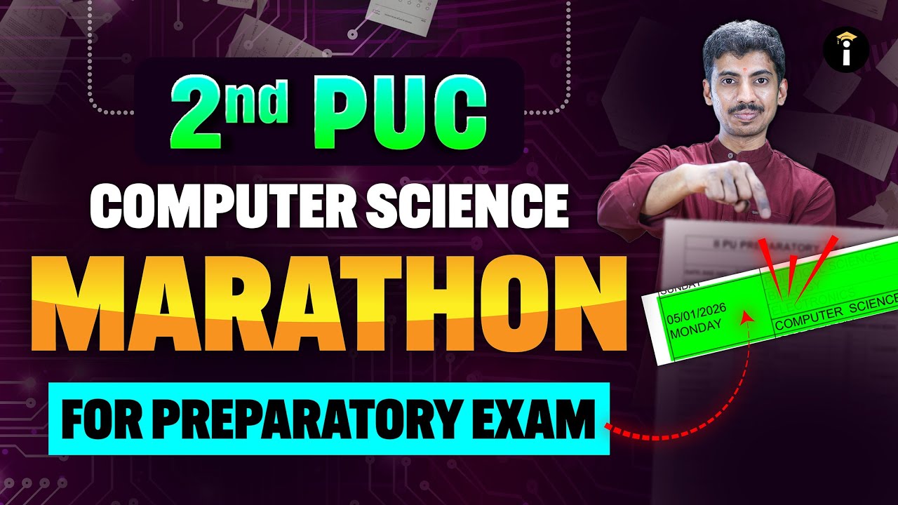 2nd PUC Computer Science | Preparatory 2026 | Karnataka Board | One-Shot Full Syllabus Covered