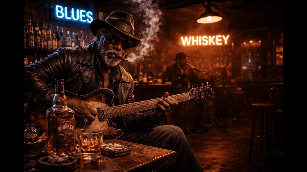 Brutal Whiskey Blues 🥃 Gritty Guitar for Dark Nights