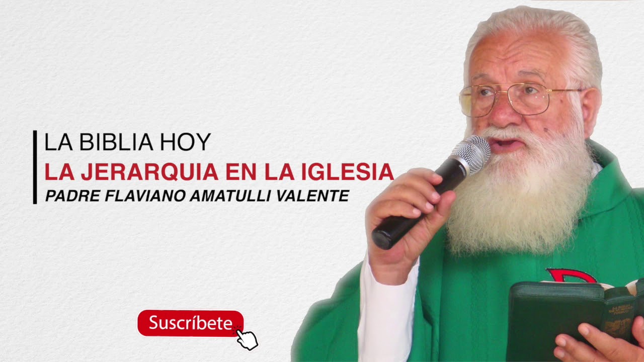 La jerarquía en la Iglesia - La Biblia hoy - Padre Amatulli Valente