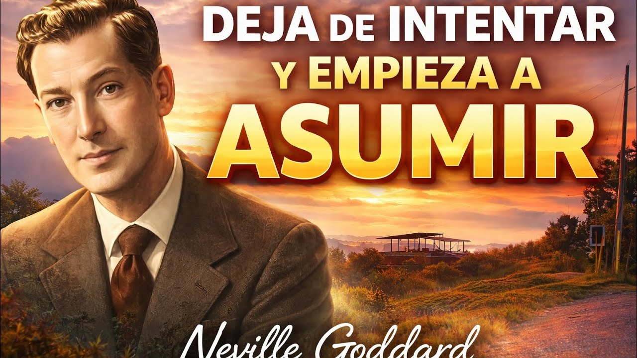 Deja de intentar y empieza a asumir -Neville goddard 