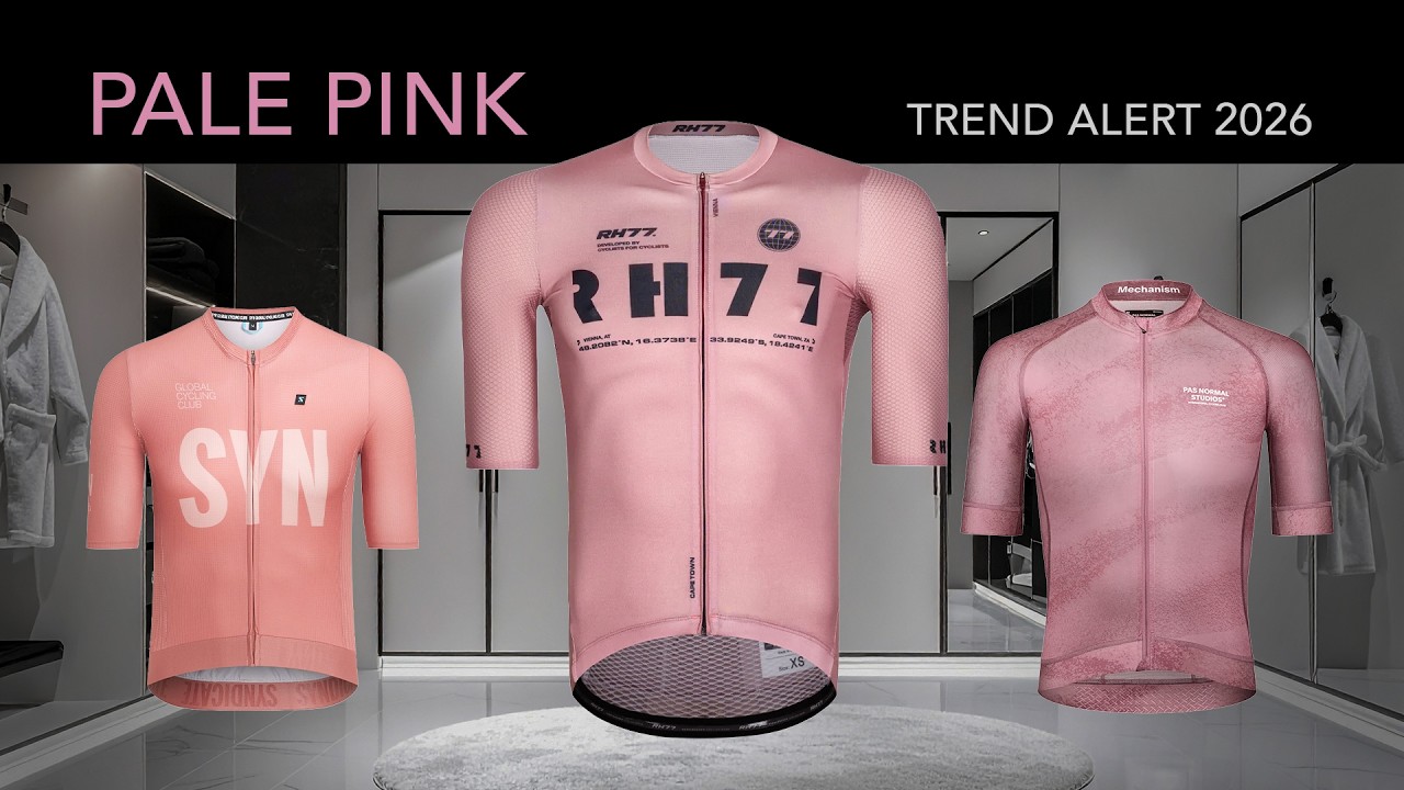 PALE PINK Cycling Jersey Trend 2026