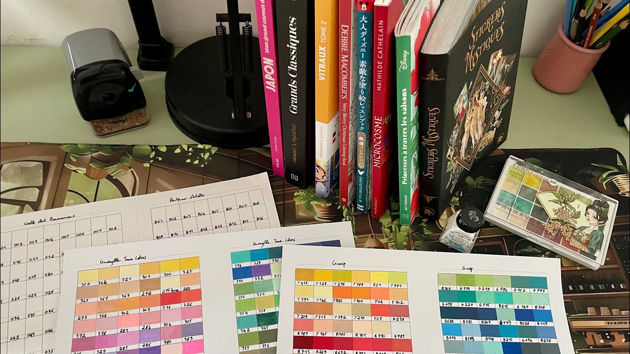 O'Colo Bar n°45 : coloriages classiques, mystères, test aquarelle, nuanciers, une semaine productive