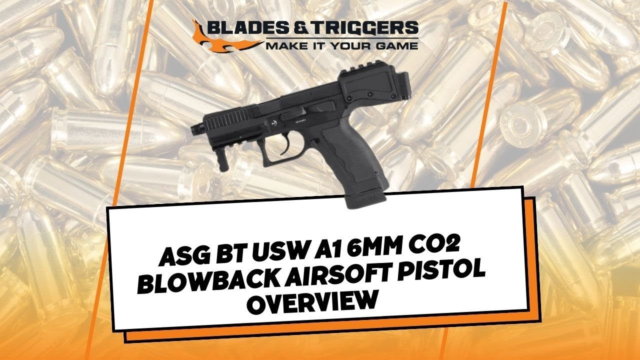 ASG BT USW A1 6MM CO2 Blowback Airsoft Pistol Overview