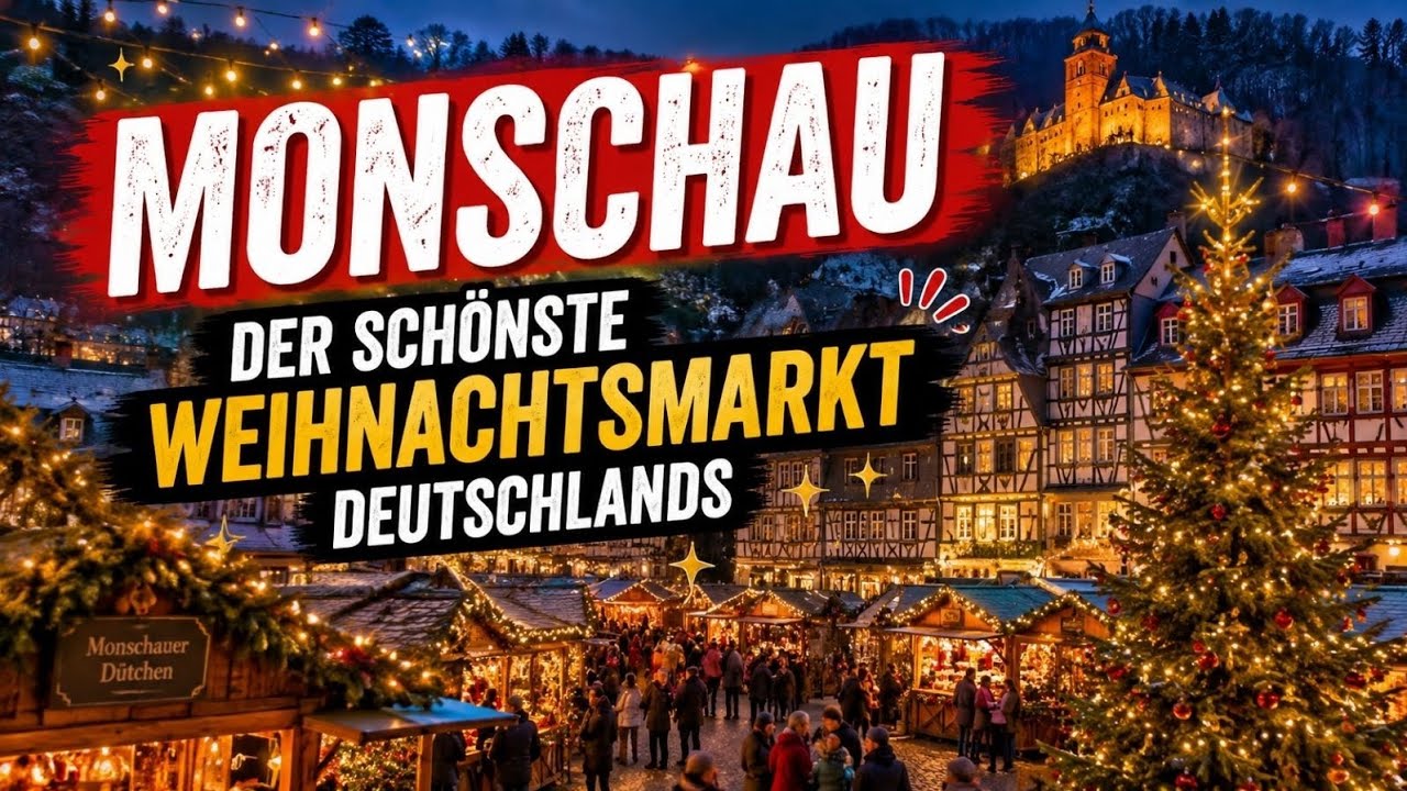 Monschau Weihnachtsmarkt | Der schönste Weihnachtsmarkt Deutschlands (für uns)